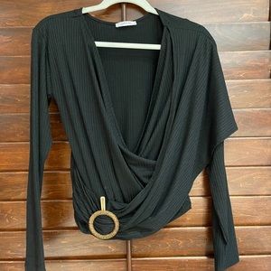 ZARA wrap front top❣️